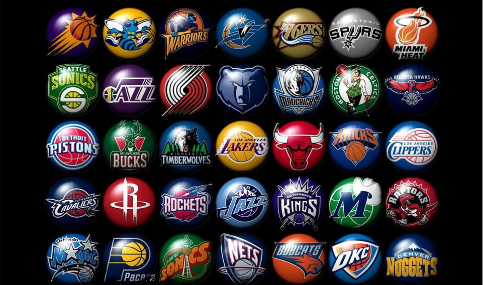NBA联盟各个球队的标志是？